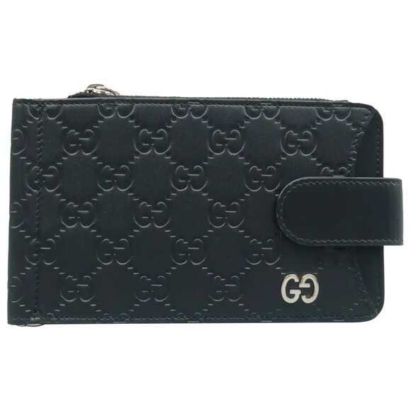 Gucci Handbags - 100% Authentic GUCCI Black GG Leather Wallet
